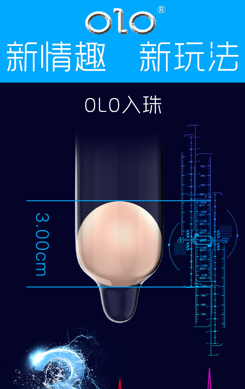 OLO vibrating bead set [1 vibrating big ball + 1 jelly box]