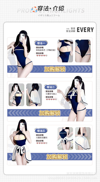 Sweet Japanese Shikushui Swimsuit Sexy Underwear Set C195