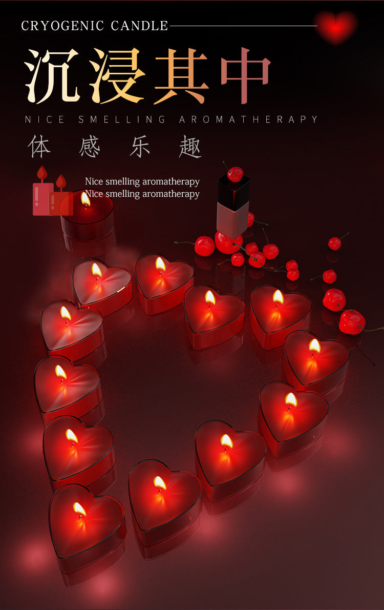 Low temperature candle--love red B42