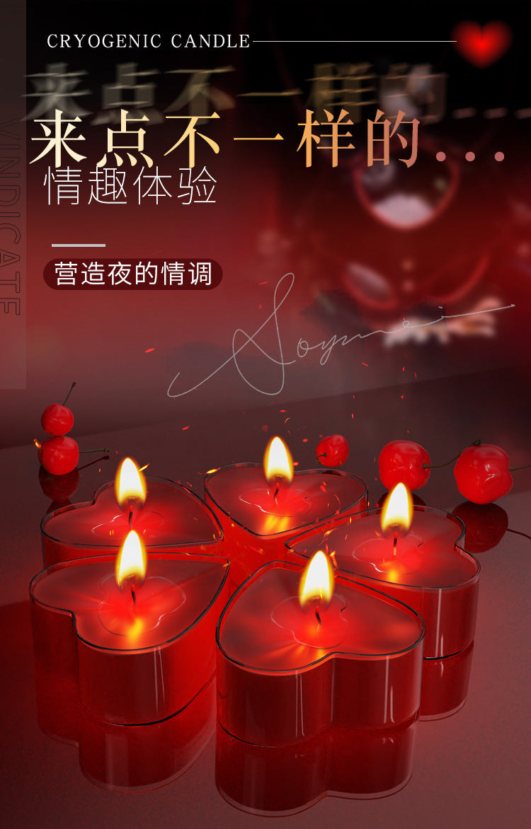 Low temperature candle--love red B42