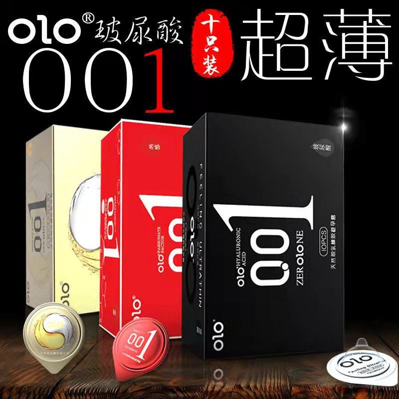 OLO hyaluronic acid 001 Ice and Fire Goddess 001 series condoms [10 pieces]