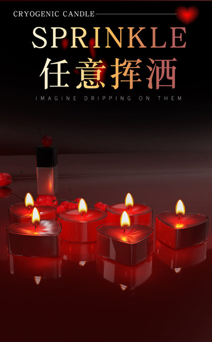 Low temperature candle--love red B42