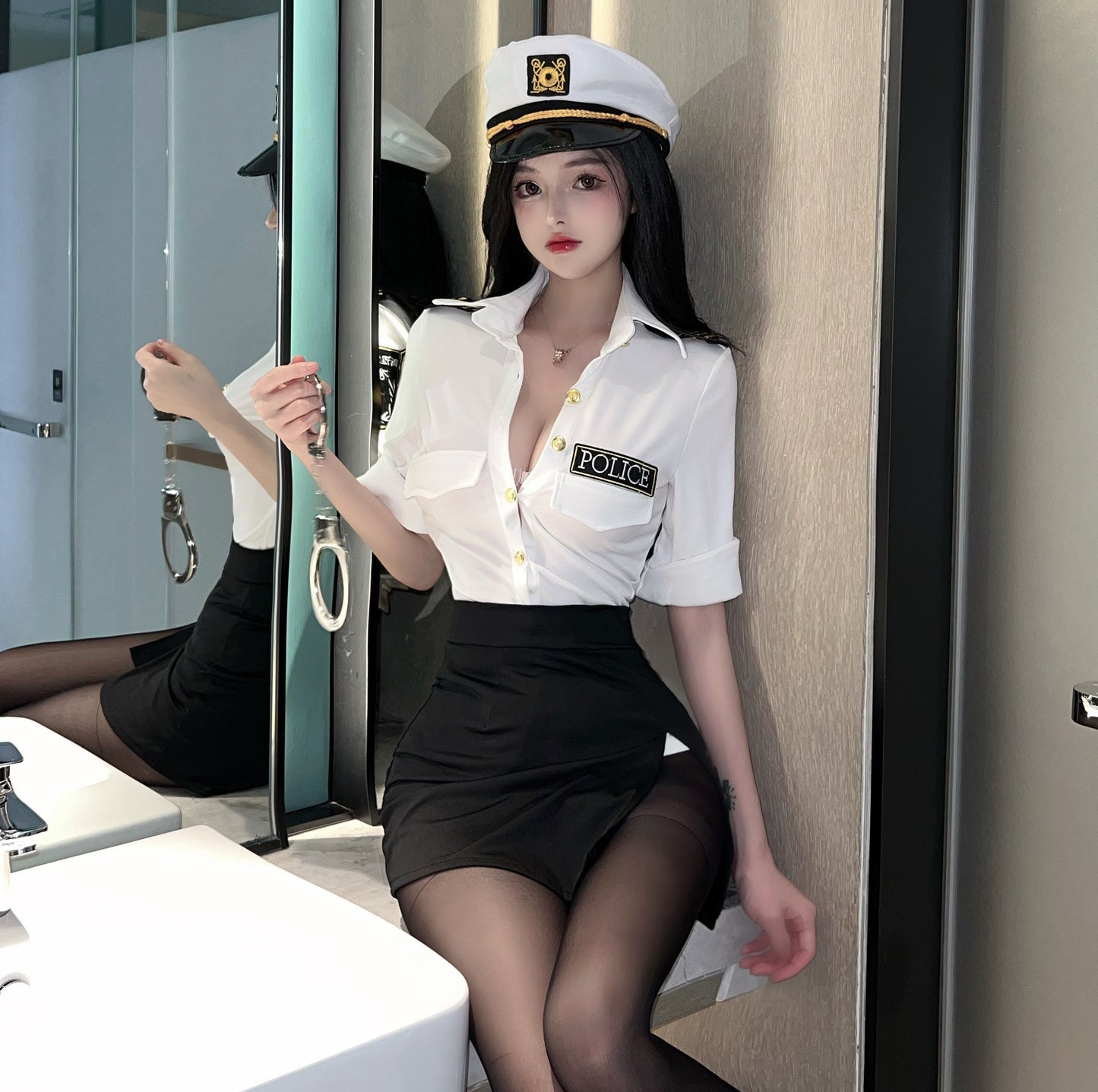 纯欲服装女警套装 C34