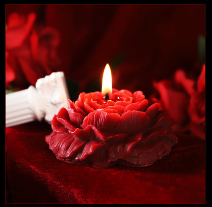 Romantic Rose Low Temperature Candle [Floral Red] B43