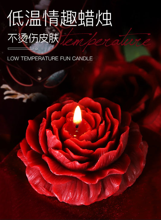 Romantic Rose Low Temperature Candle [Floral Red] B43