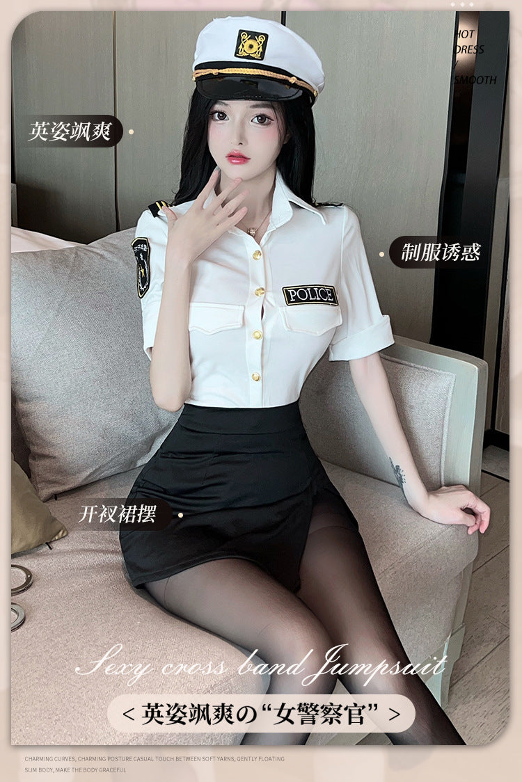 纯欲服装女警套装 C34