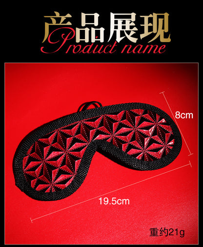 Internet celebrity diamond pattern eye mask