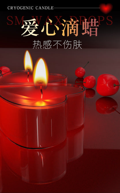 Low temperature candle--love red B42