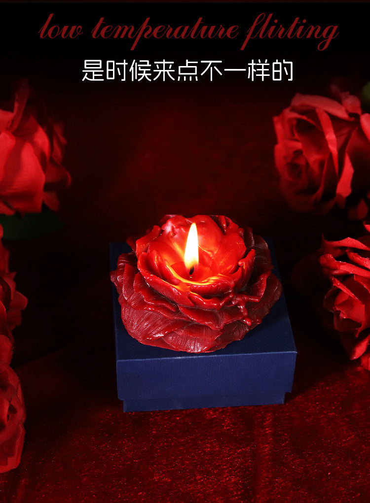 Romantic Rose Low Temperature Candle [Floral Red] B43