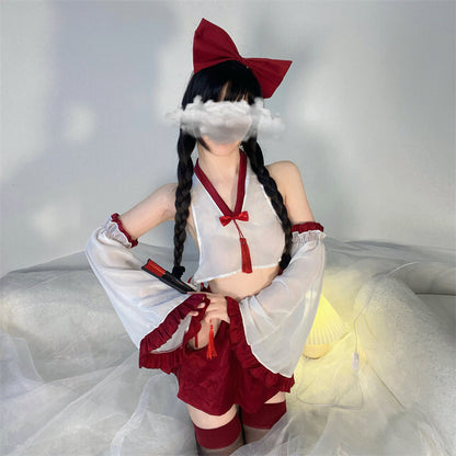 Moonlight Witch [Headgear + Top + Furisode*2 + Skirt] C124