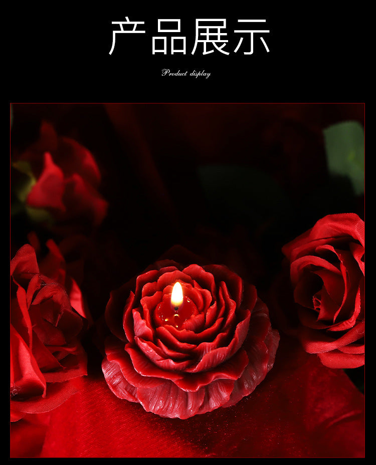 Romantic Rose Low Temperature Candle [Floral Red] B43