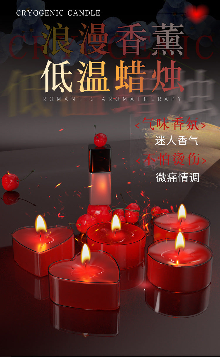 Low temperature candle--love red B42