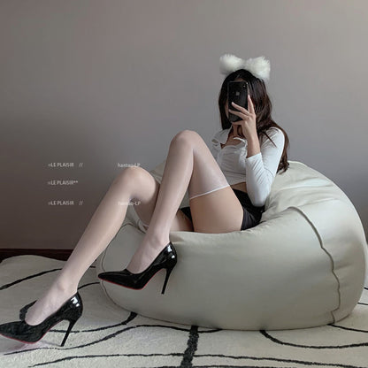 Internet celebrity-slick knee-high sexy stockings