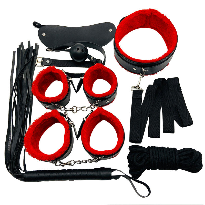 SM bondage toy bondage seven-piece set [plastic package]