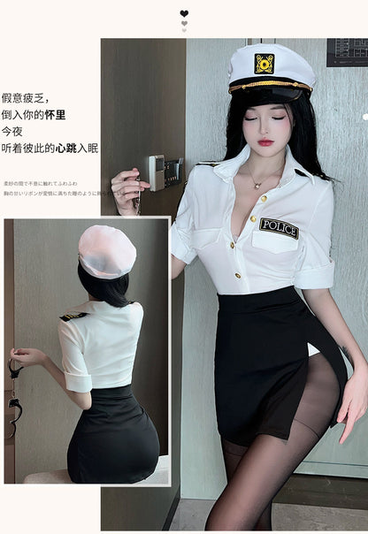 纯欲服装女警套装 C34