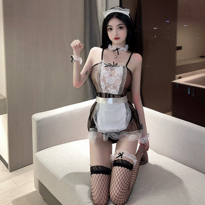 Maid Sexy Perspective Passion [Slip Skirt + Headgear + Neck Ring + Bracelet + Leg Ring] C79