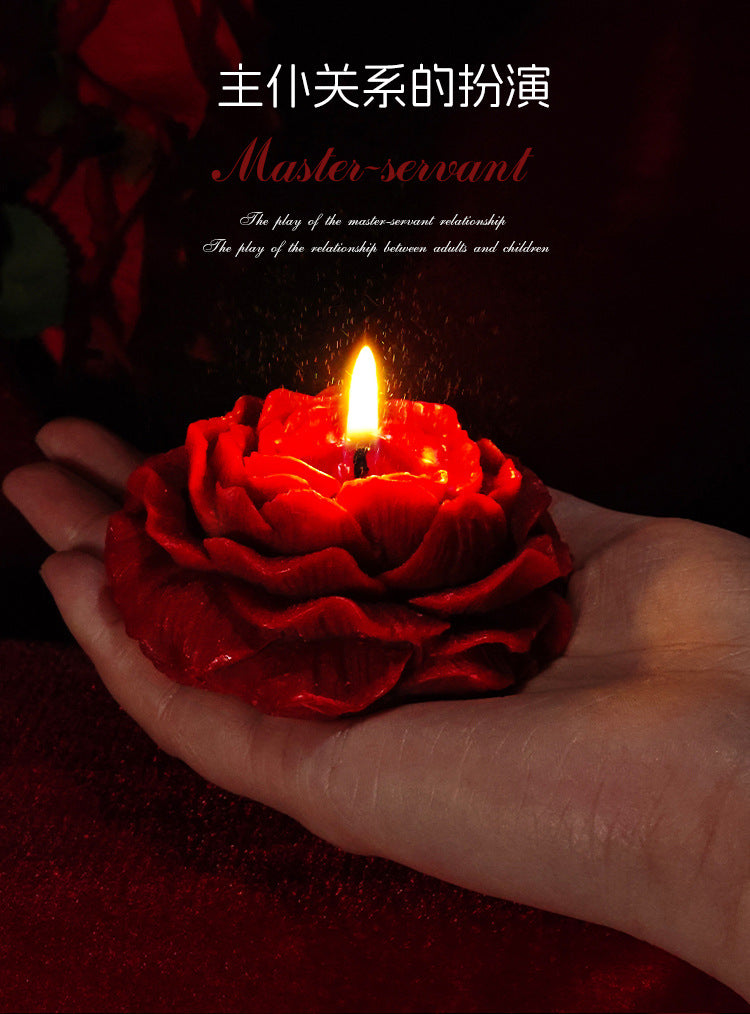 Romantic Rose Low Temperature Candle [Floral Red] B43