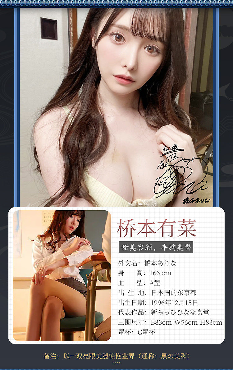 AVmin名器-女优倒模S级名器【桥本有菜】签名款