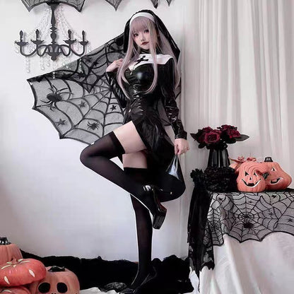 COS Halloween Nun [Top material headscarf + clothes + boxers + socks] C147