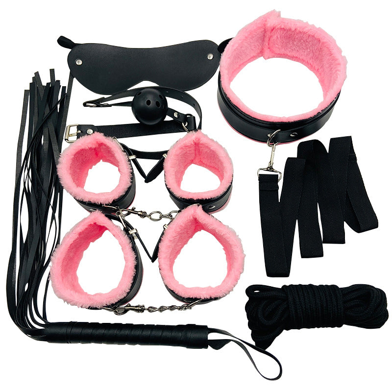 SM bondage toy bondage seven-piece set [plastic package]