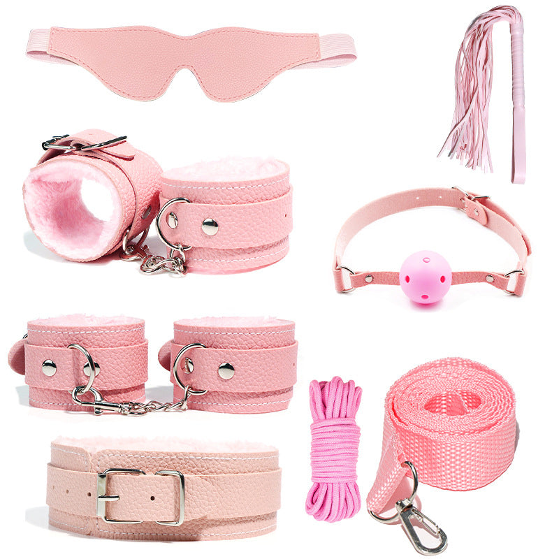 SM bondage toy bondage seven-piece set [plastic package]